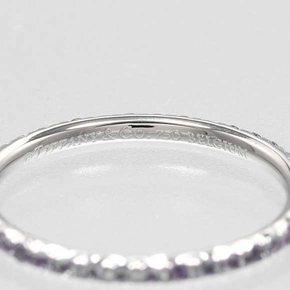 TIFFANY 18k Silver Eternity Ring - Picture 4 of 9